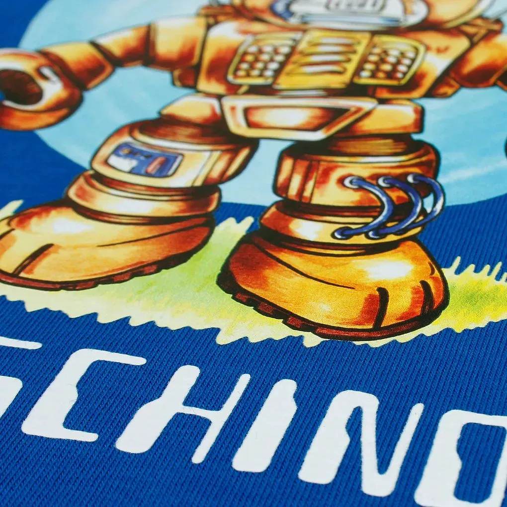Moschino Robot Blue T-Shirt