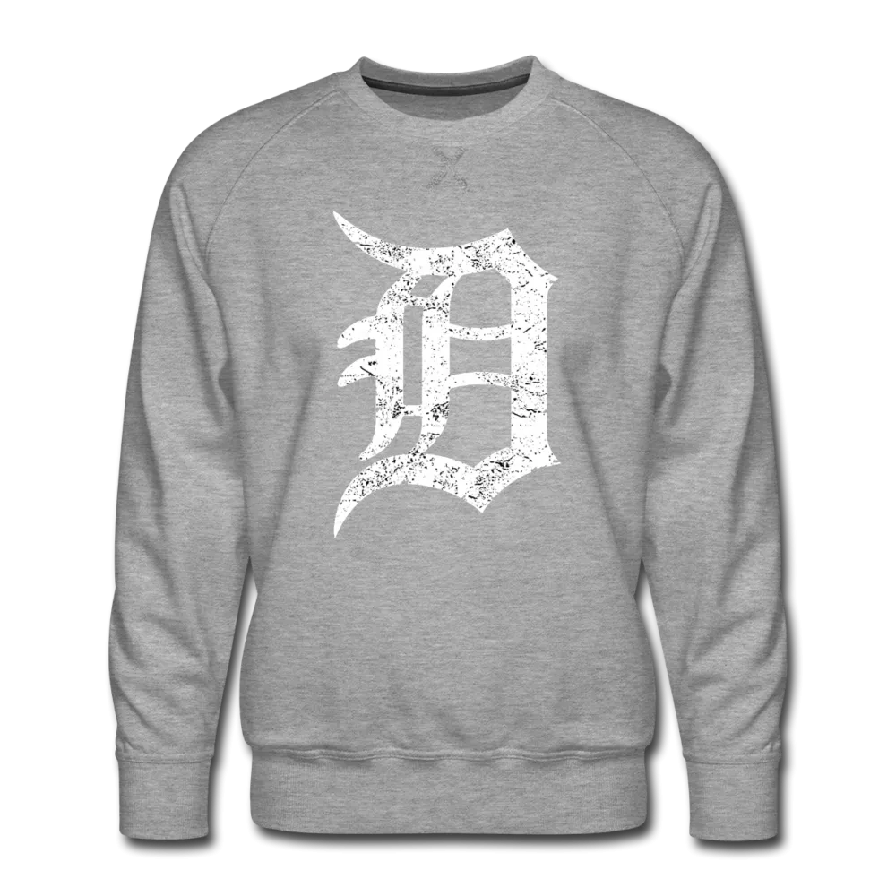 Motor City Detroit Letter D Men/Unisex Premium Sweatshirt