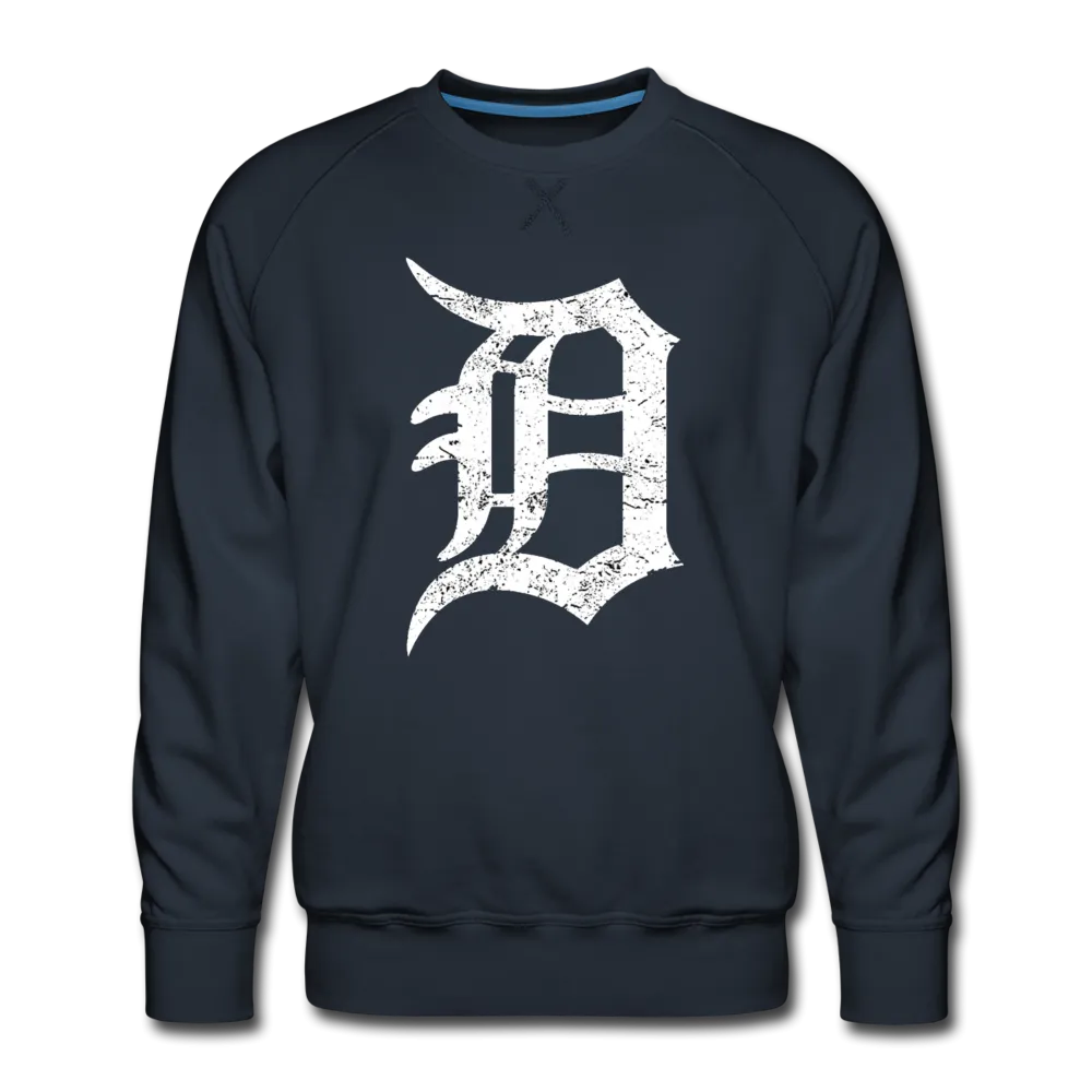 Motor City Detroit Letter D Men/Unisex Premium Sweatshirt