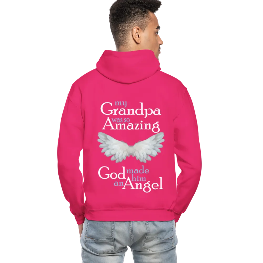 My Grandpa Was So Amazing God Made Him An Angel Gildan Heavy Blend Adult Hoodie (CK3588)