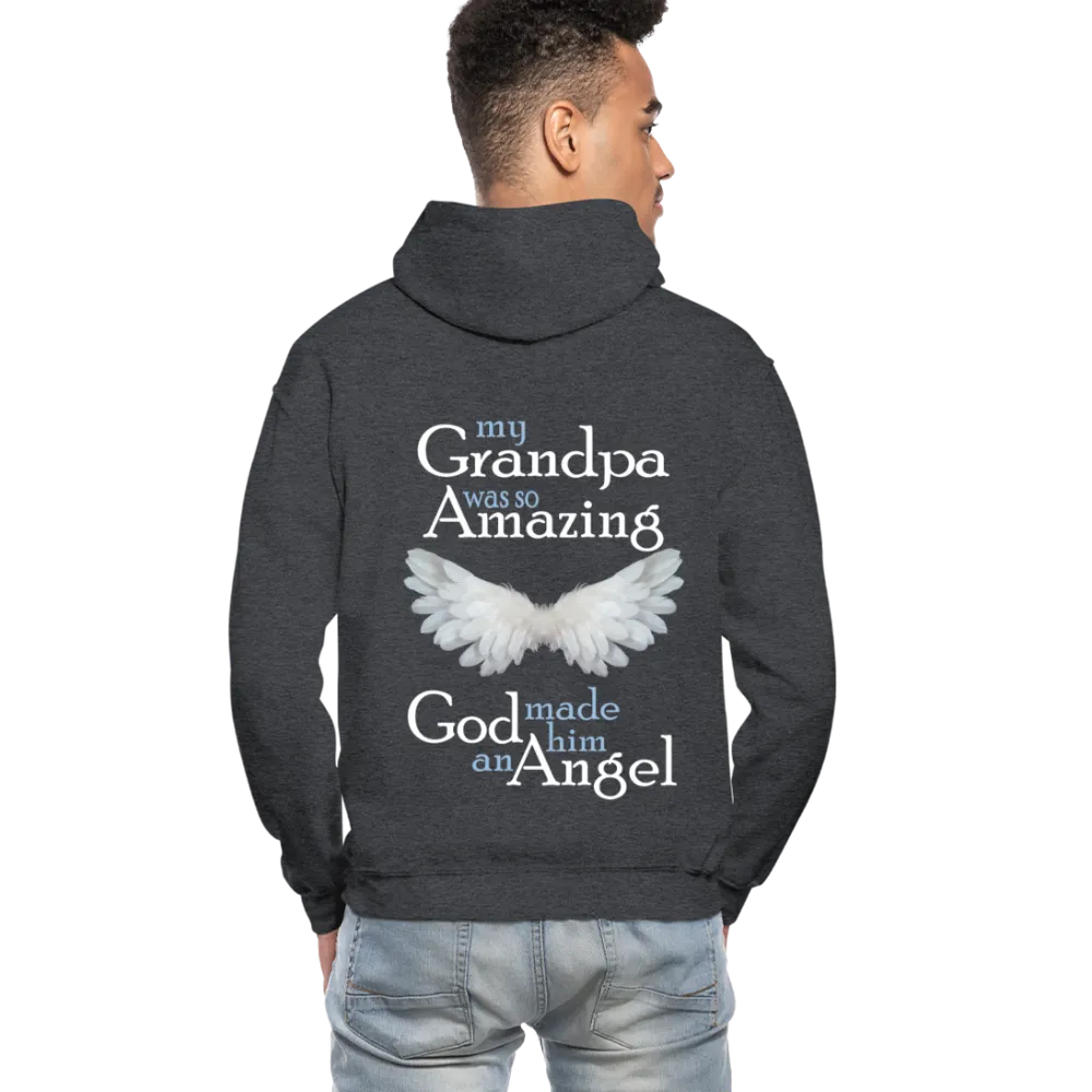 My Grandpa Was So Amazing God Made Him An Angel Gildan Heavy Blend Adult Hoodie (CK3588)