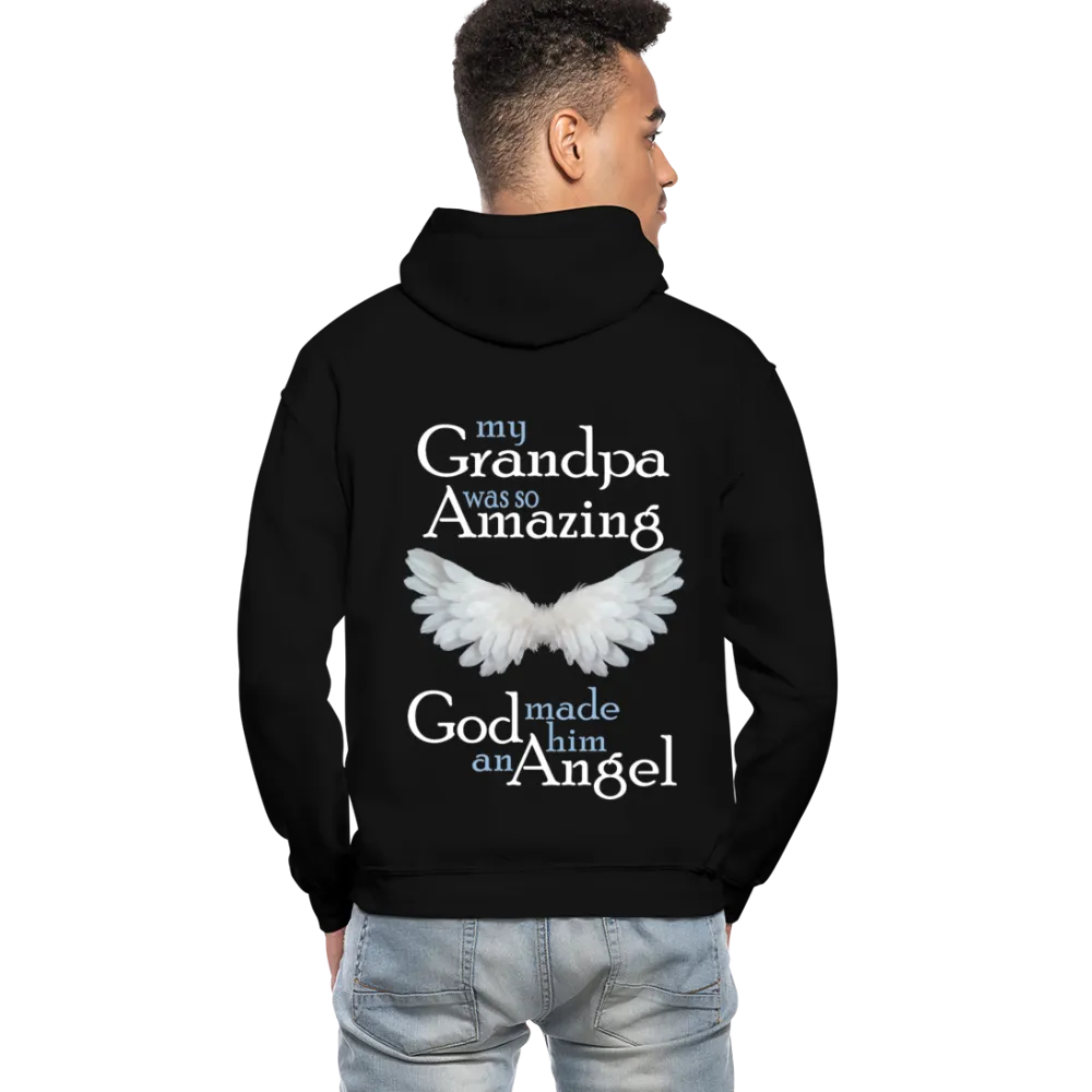My Grandpa Was So Amazing God Made Him An Angel Gildan Heavy Blend Adult Hoodie (CK3588)