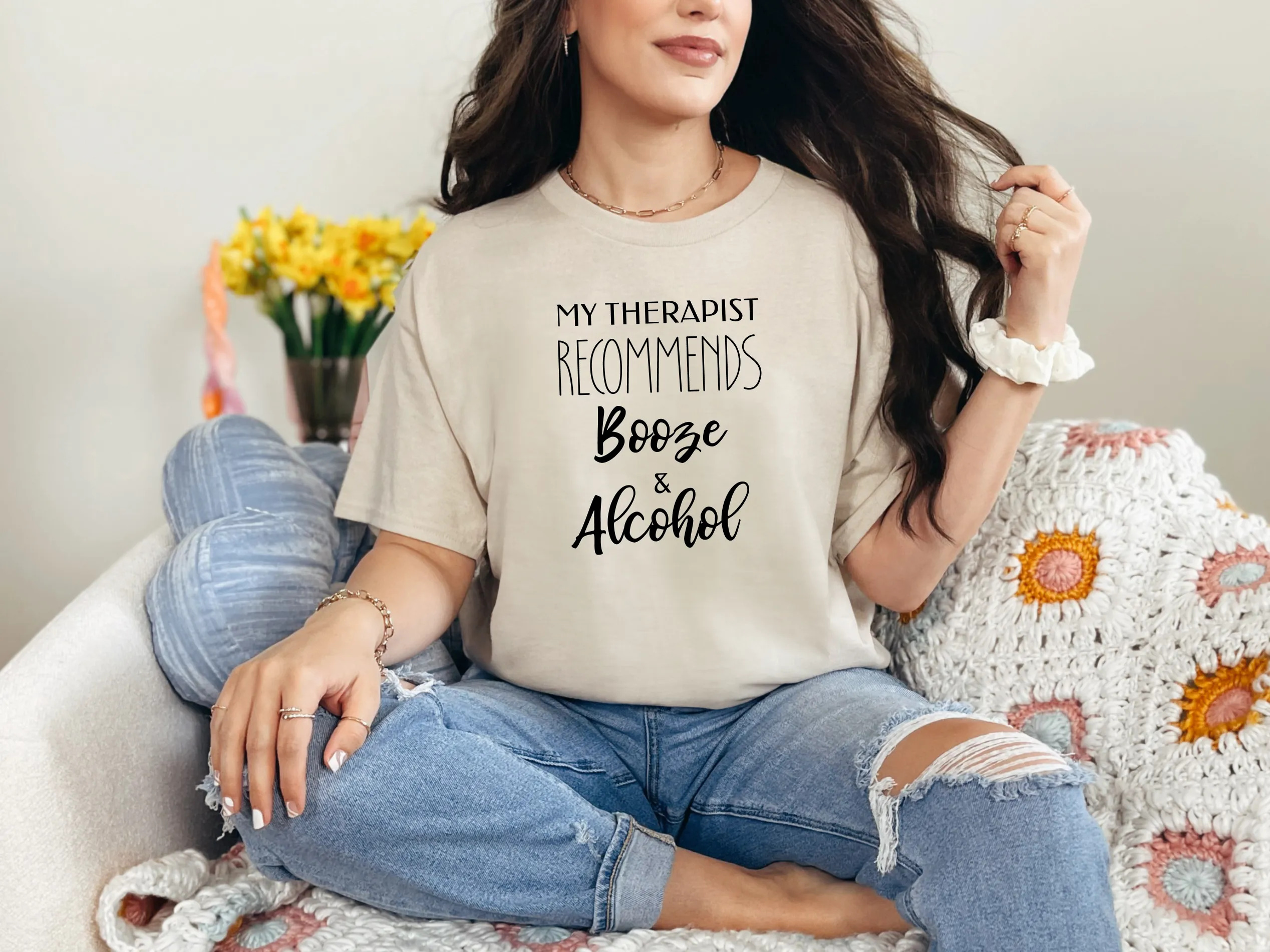 My Therapist Recommends Booze and Alcohol, Beer Season Shirt