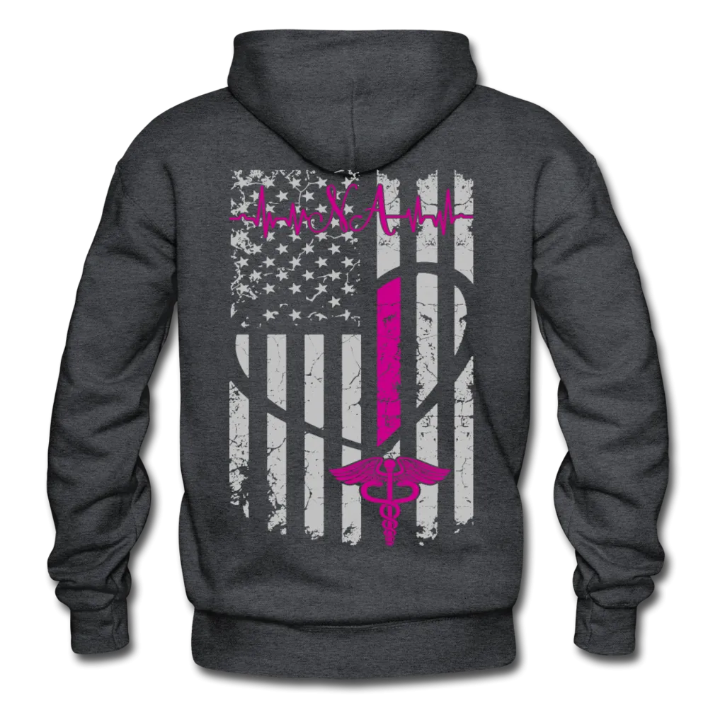 NA Flag - Nursing Assistant Flag Gildan Heavy Blend Adult Hoodie