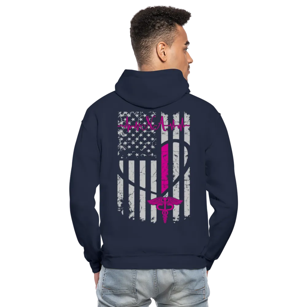 NA Flag - Nursing Assistant Flag Gildan Heavy Blend Adult Hoodie
