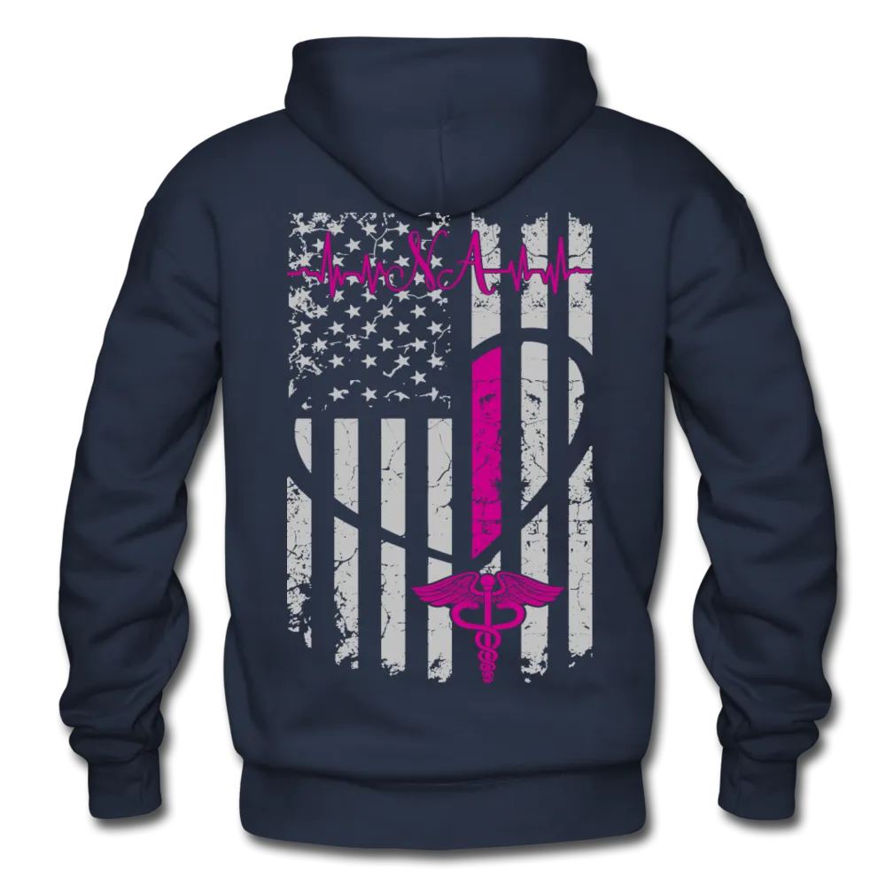 NA Flag - Nursing Assistant Flag Gildan Heavy Blend Adult Hoodie