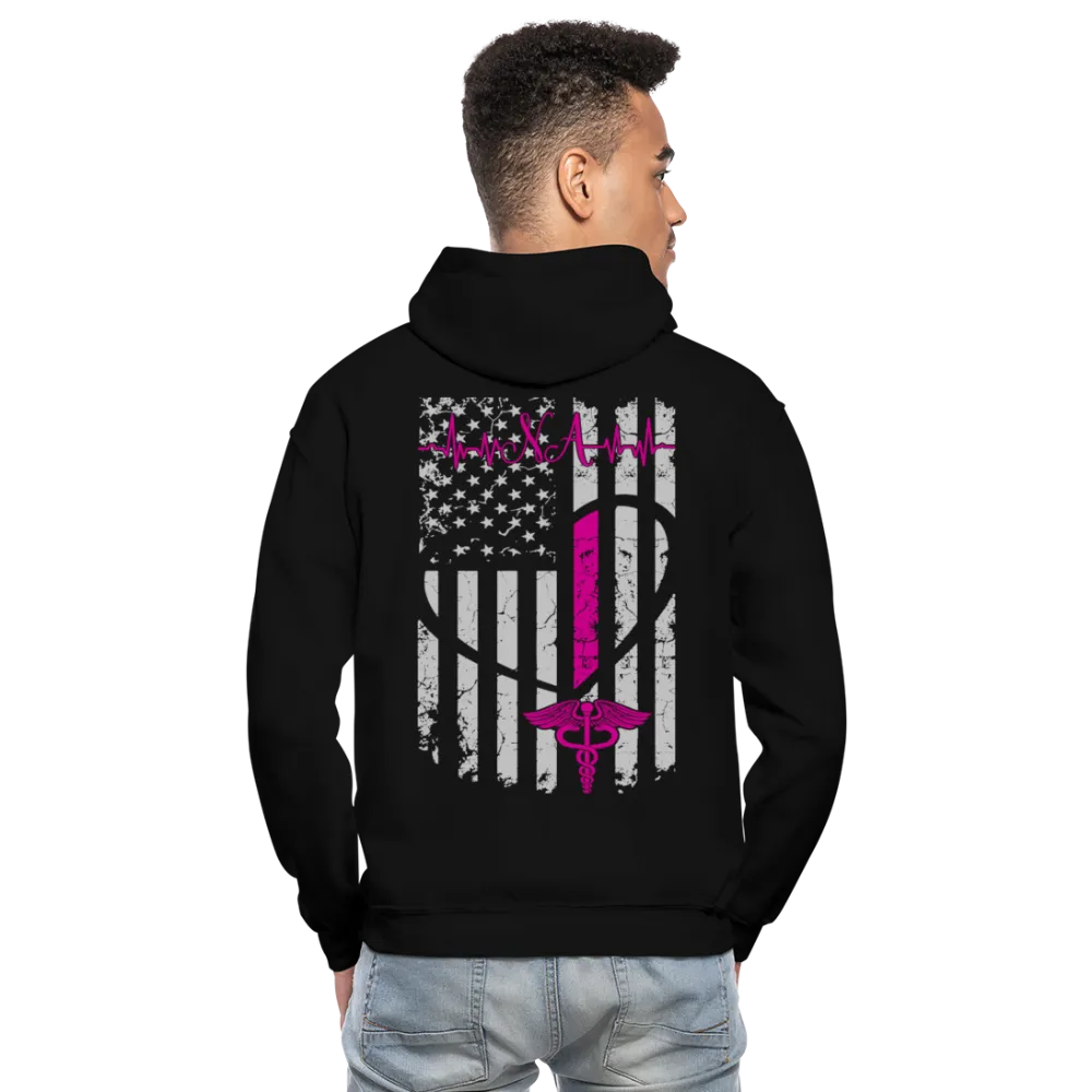 NA Flag - Nursing Assistant Flag Gildan Heavy Blend Adult Hoodie