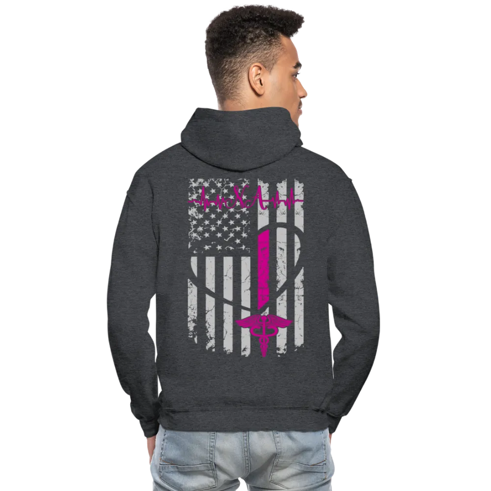 NA Flag - Nursing Assistant Flag Gildan Heavy Blend Adult Hoodie