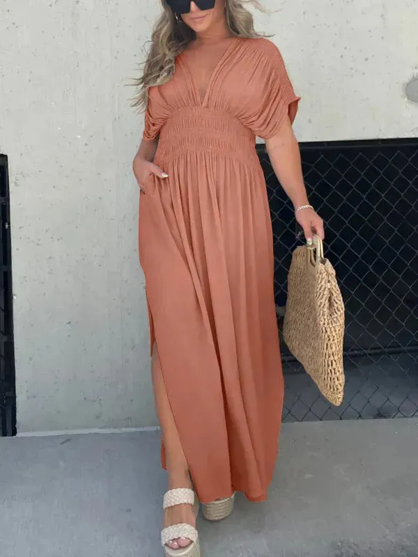 Nada™ | V-Neck Maxi Dress