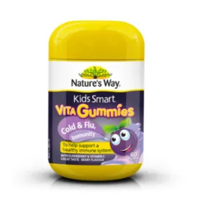 Nature's Way Kids Smart Vita Gummies Cold & Flu, Immunity 60c