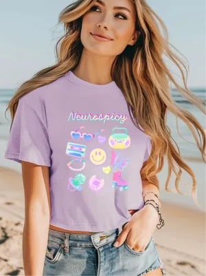 Neurospicy 90’s Gem Boxy Tee