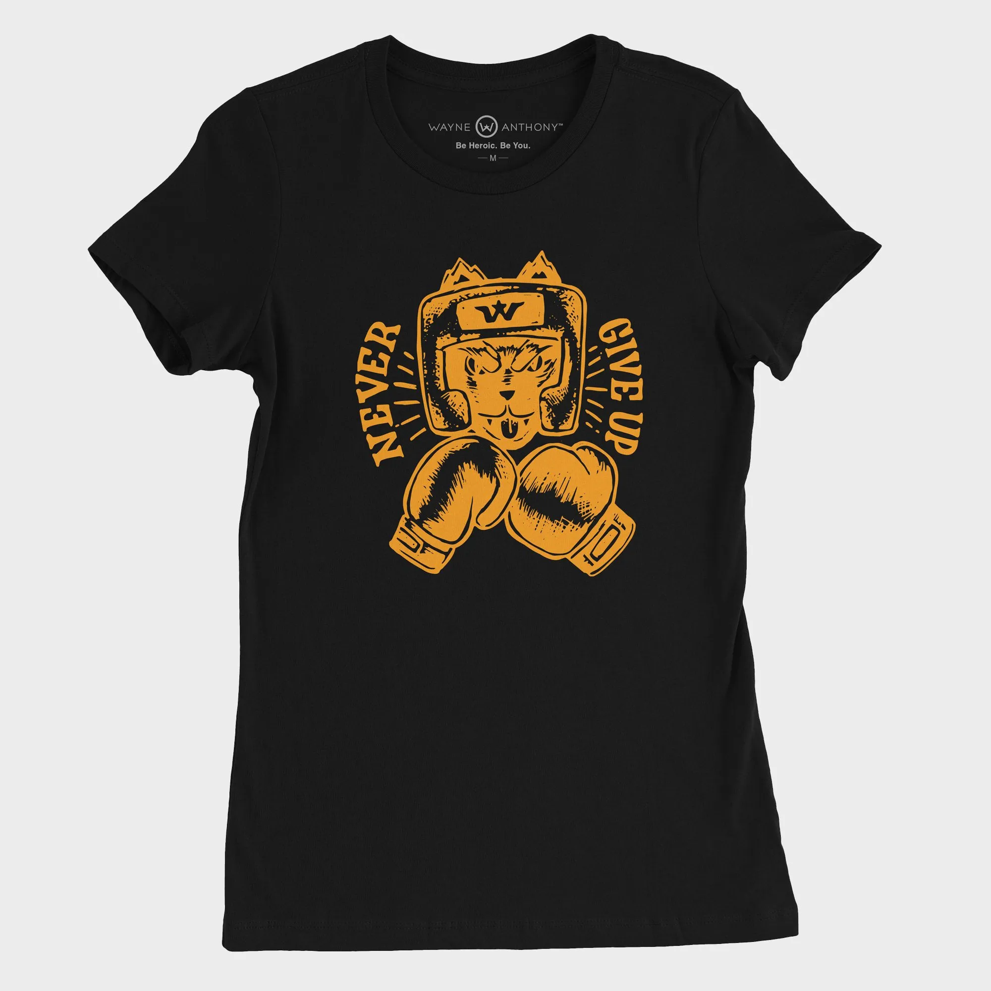 Never Give Up Vintage Tee