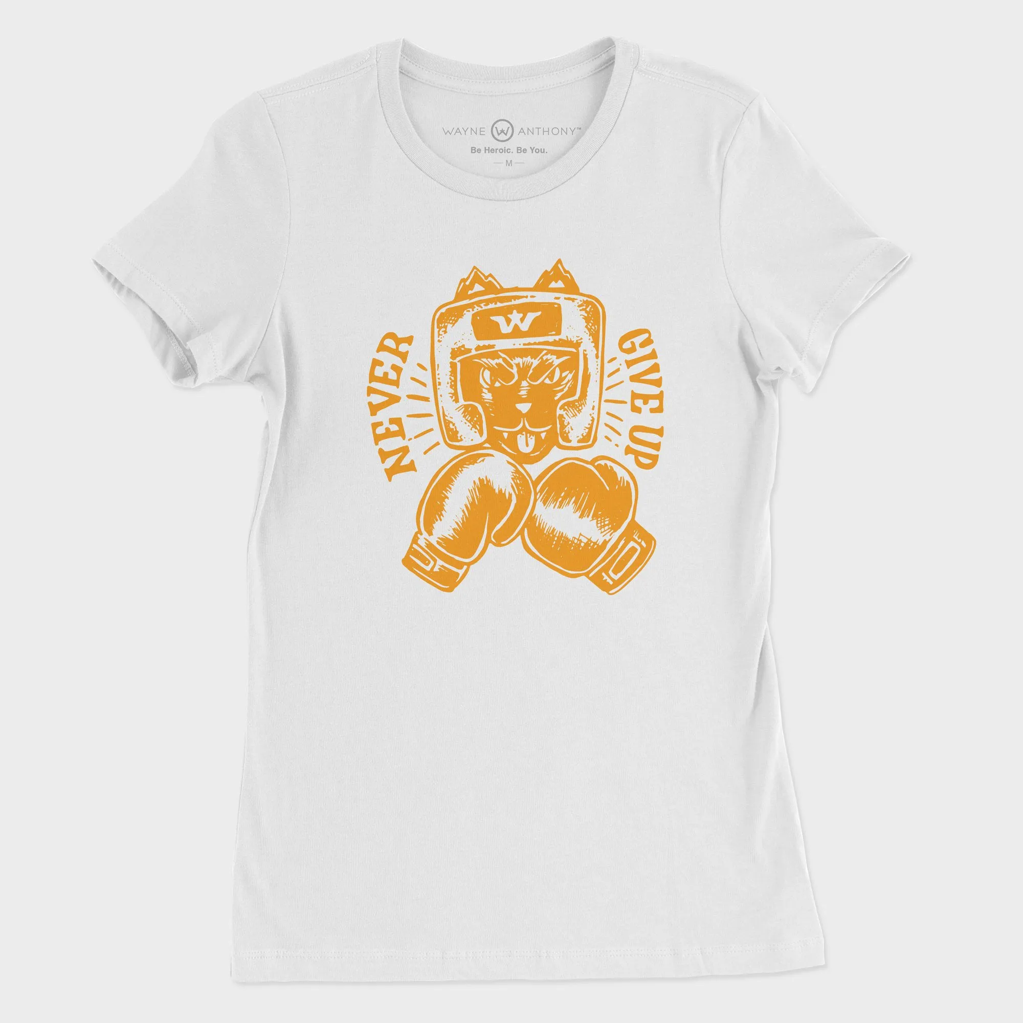 Never Give Up Vintage Tee