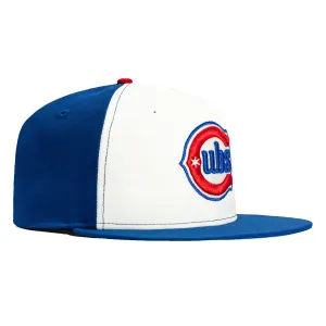 New Era 59Fifty Authentic Collection Chicago Cubs Alternate Rail Hat - White, Royal