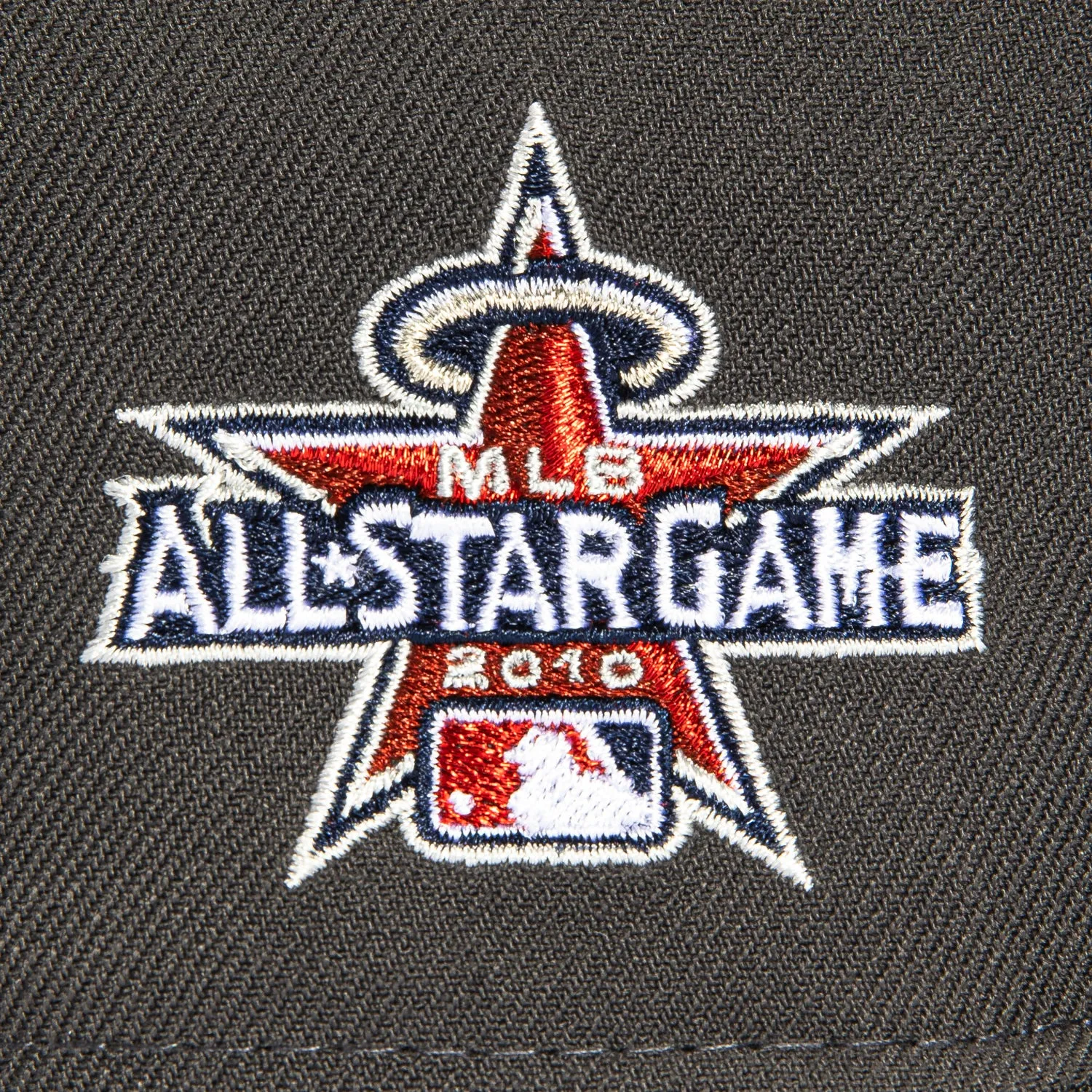 New Era 59Fifty Los Angeles Angels 2010 All Star Game Patch Hat - Graphite, Red, Metallic Gold