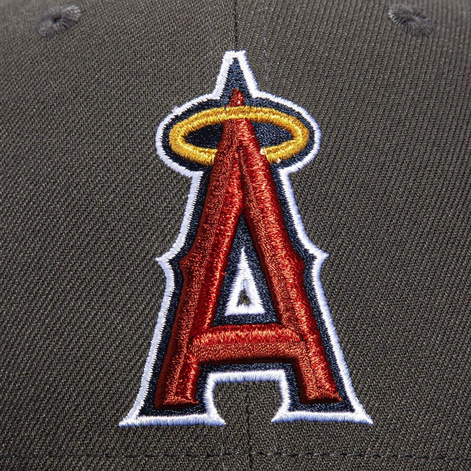 New Era 59Fifty Los Angeles Angels 2010 All Star Game Patch Hat - Graphite, Red, Metallic Gold