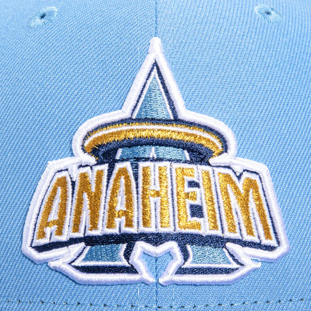 New Era 59Fifty Los Angeles Angels 40th Anniversary Patch Alternate Hat - Light Blue, Light Navy