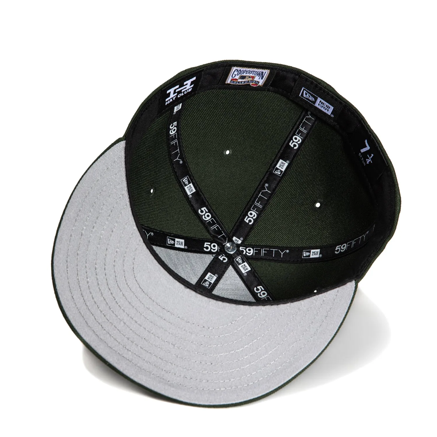 New Era 59Fifty Los Angeles Dodgers 50th Anniversary Stadium Patch Hat - Green, White, Metallic Copper