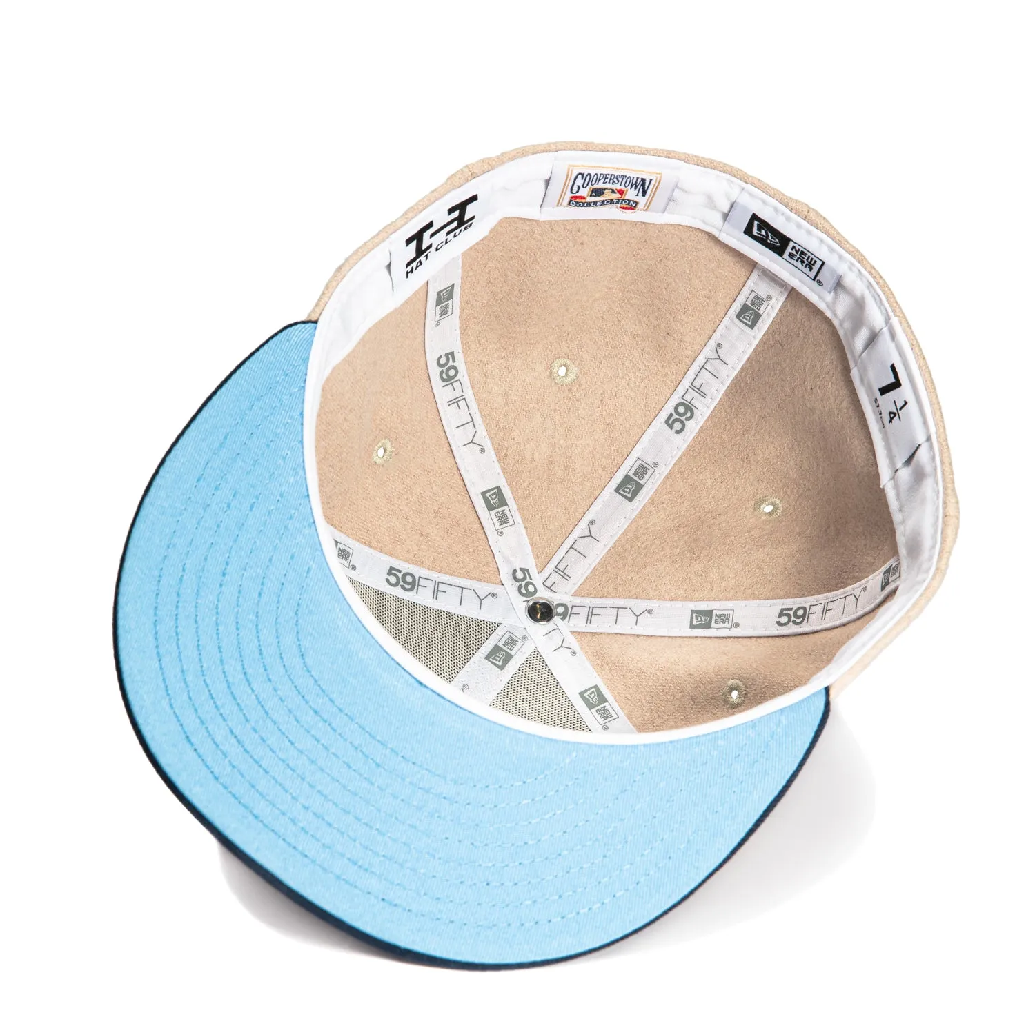 New Era 59Fifty Melton Los Angeles Dodgers 2020 World Series Champions Patch Hat - Stone, Royal