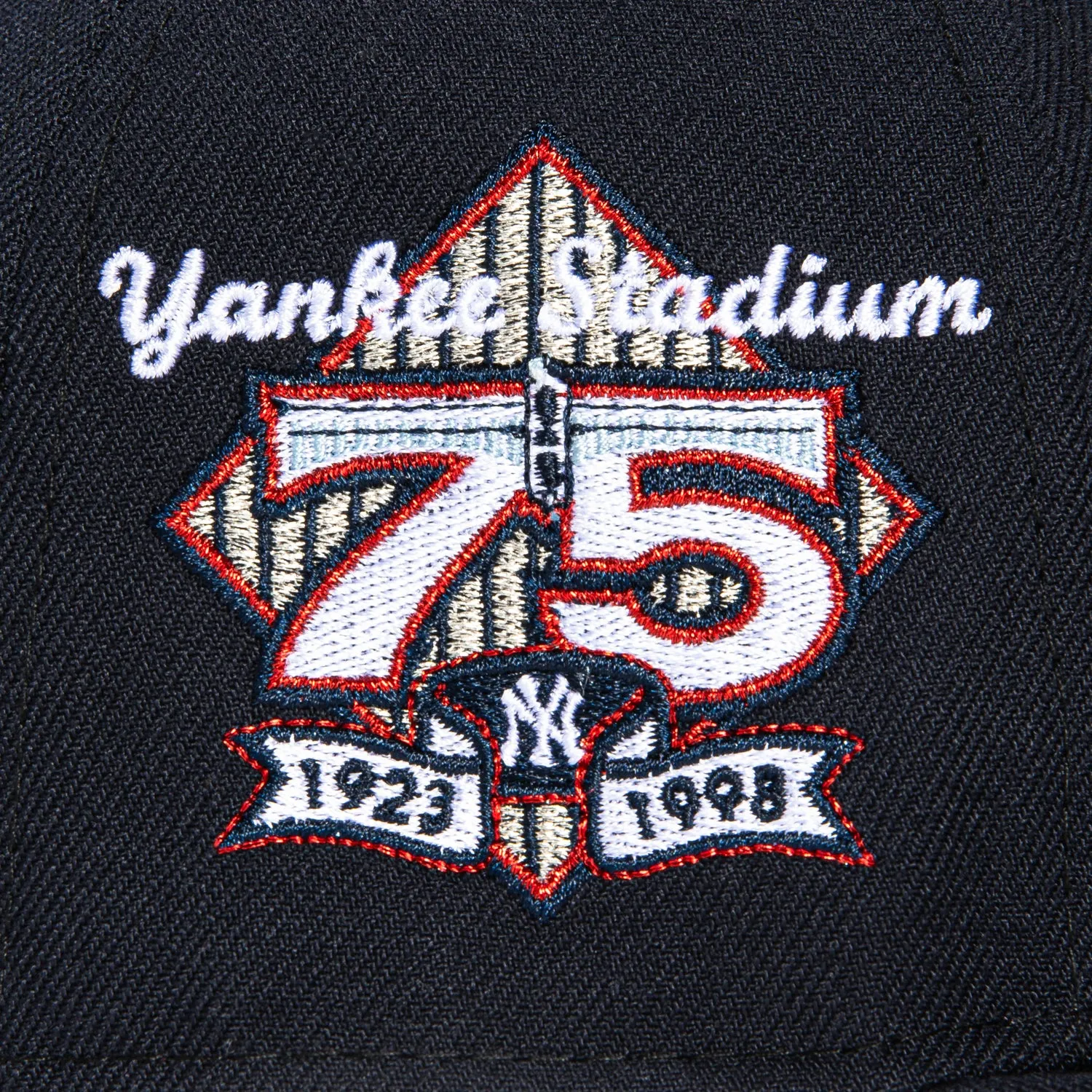 New Era 59Fifty New York Yankees 75th Anniversary Stadium Patch Hat - Navy