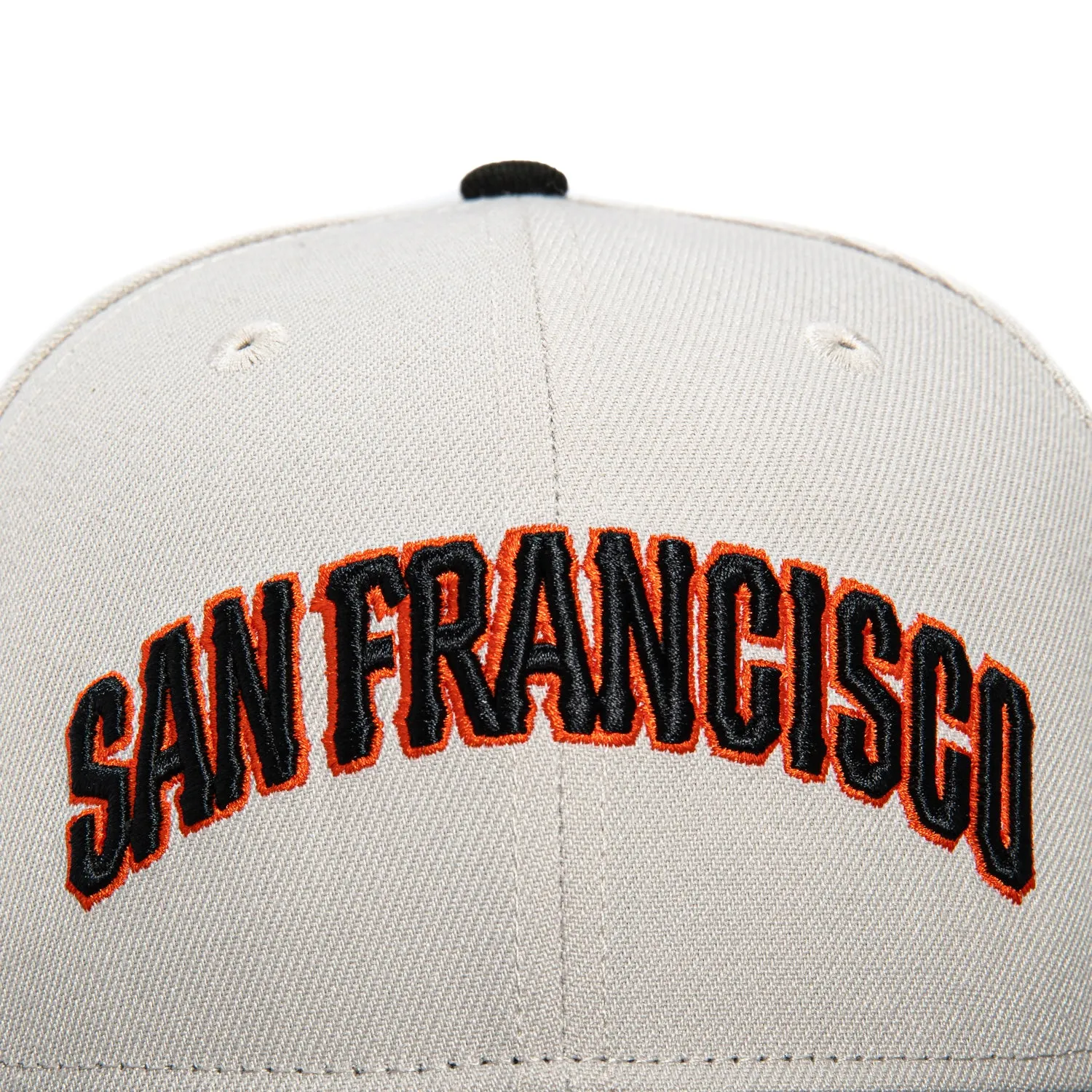 New Era 59Fifty San Francisco Giants Tell It Goodbye Patch Word Hat - Stone, Black, Orange