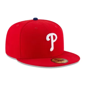 New Era Authentic Collection Philadelphia Phillies On-Field Game Hat - Red