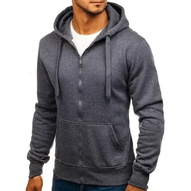 New Mens Casual Hoodies Sweatshirts Male Hooded Long Sleeve Solid Hoodie Pullover Sweater Sports Sweatshirt Hoodie for Men Black Green Solid Color Hooded Outerwear Tops