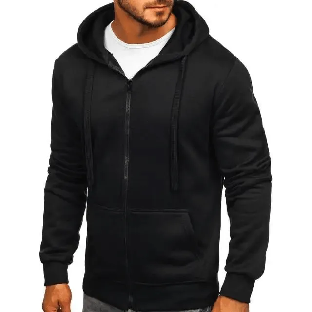 New Mens Casual Hoodies Sweatshirts Male Hooded Long Sleeve Solid Hoodie Pullover Sweater Sports Sweatshirt Hoodie for Men Black Green Solid Color Hooded Outerwear Tops