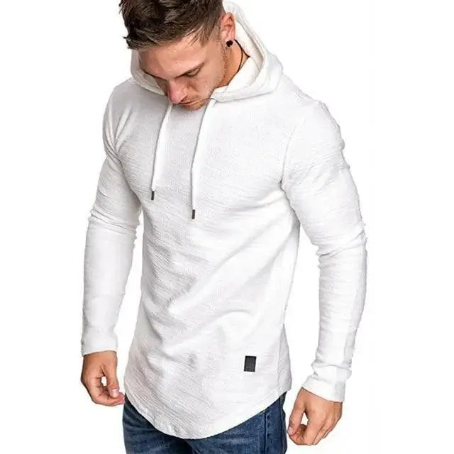 New Men's Solid Color Sweatshirt Fashion Men's Hoodie Epic Spring And Autumn Winter Long Sleeve Sports Hooded Sweatshirt for Running Fishing Hiking Hoodie For Men