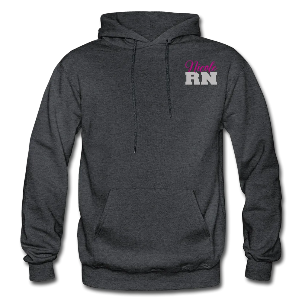 Nicole RN Nurse Flag Gildan Heavy Blend Adult Hoodie