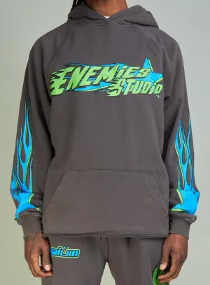 NME NYC Hoodie NME Studio (Grey And Blue)