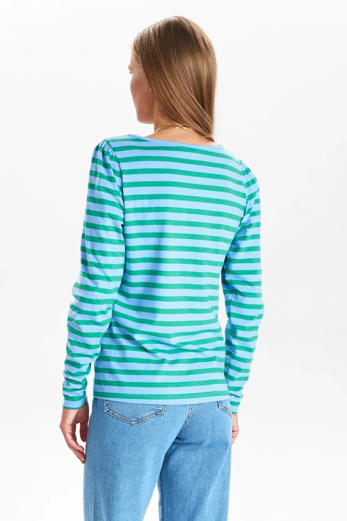 Numph NUDAIMI Long Sleeve T-SHIRT -LEPRECHAUN