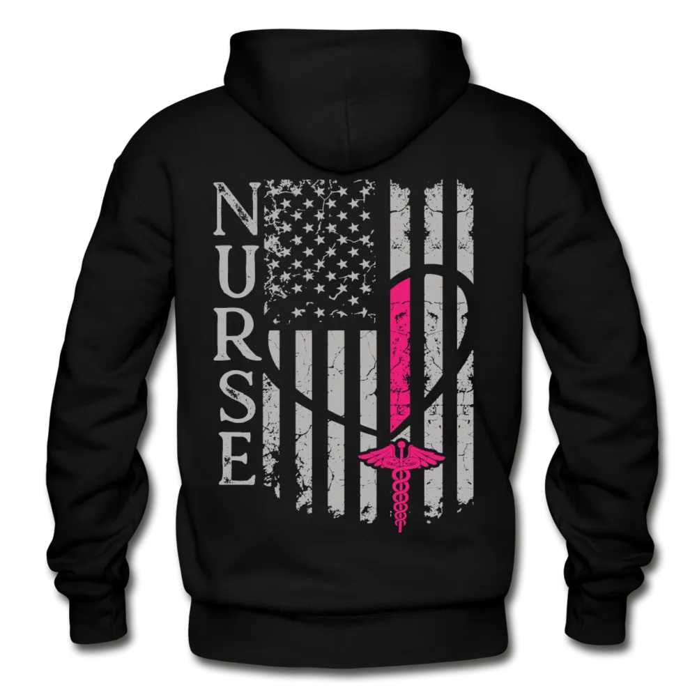 Nurse Flag Gildan Heavy Blend Adult Hoodie (CK1348)