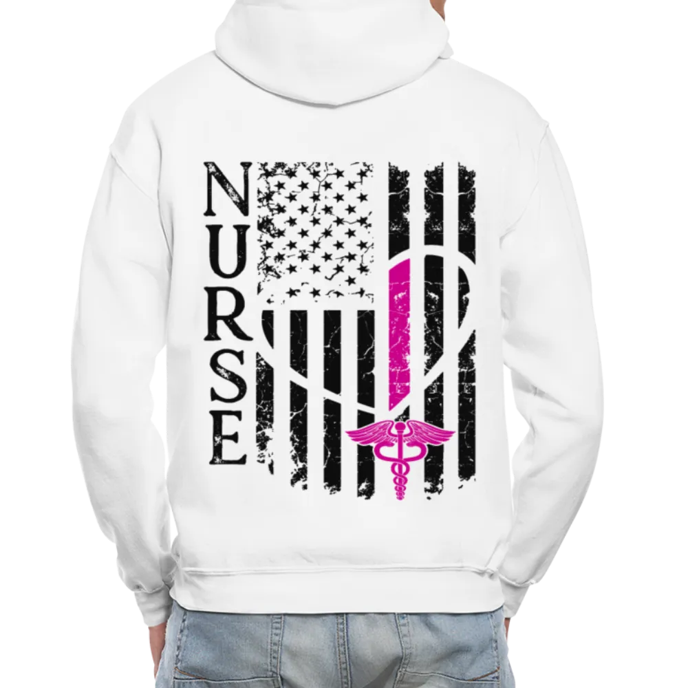 Nurse Flag Gildan Heavy Blend Adult Hoodie (CK1389 updated)