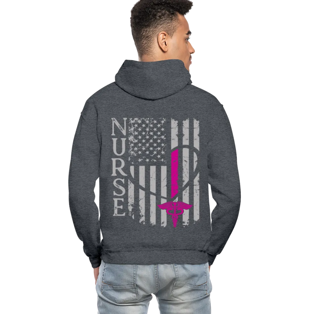 Nurse Flag Gildan Heavy Blend Adult Hoodie (CK1389 Updated)