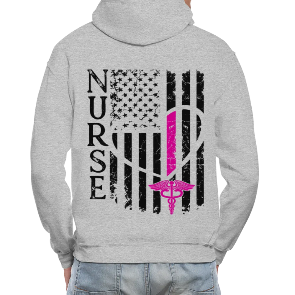 Nurse Flag Gildan Heavy Blend Adult Hoodie (CK1389 updated)
