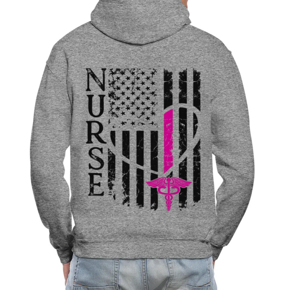 Nurse Flag Gildan Heavy Blend Adult Hoodie (CK1389 updated)