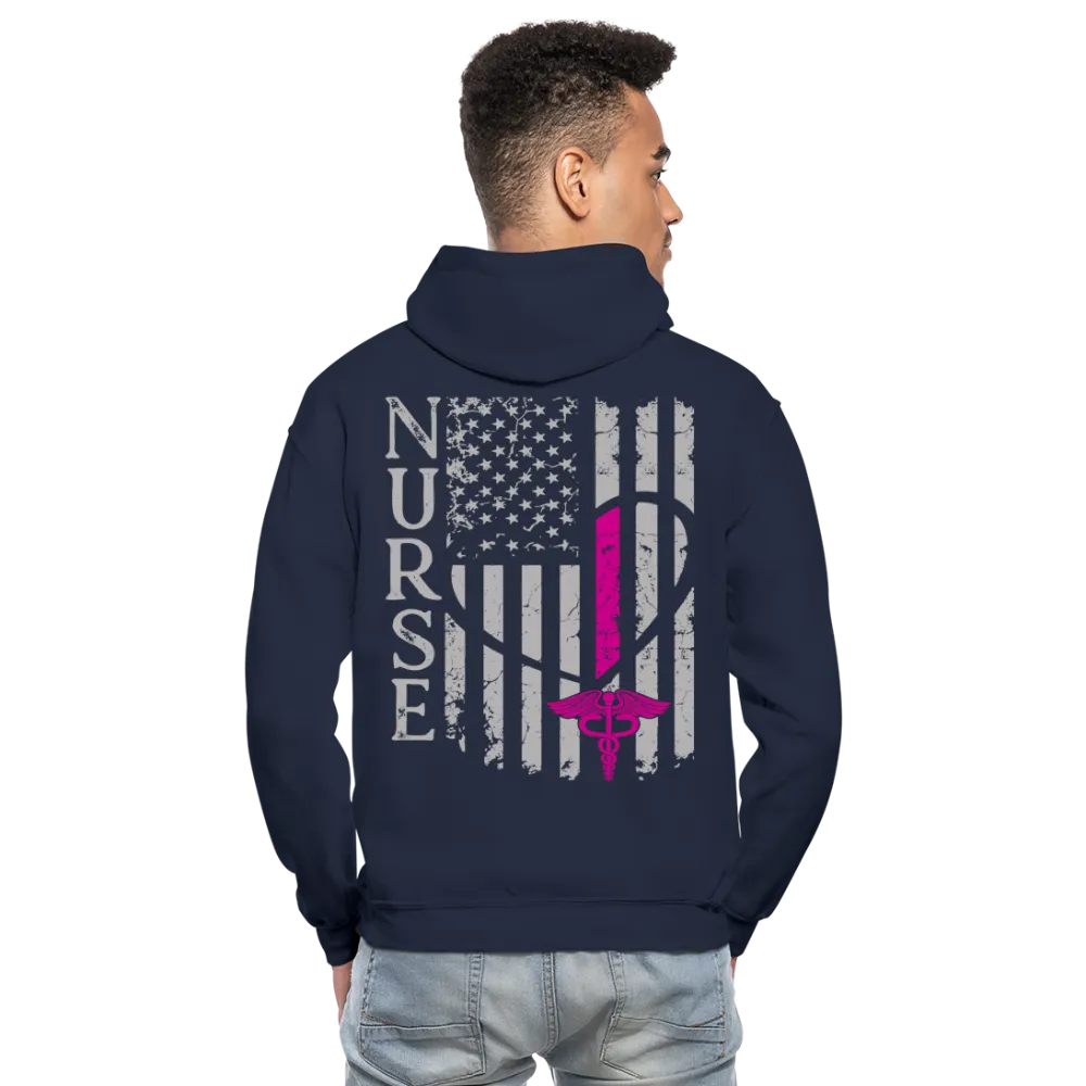 Nurse Flag Gildan Heavy Blend Adult Hoodie (CK1389 Updated)