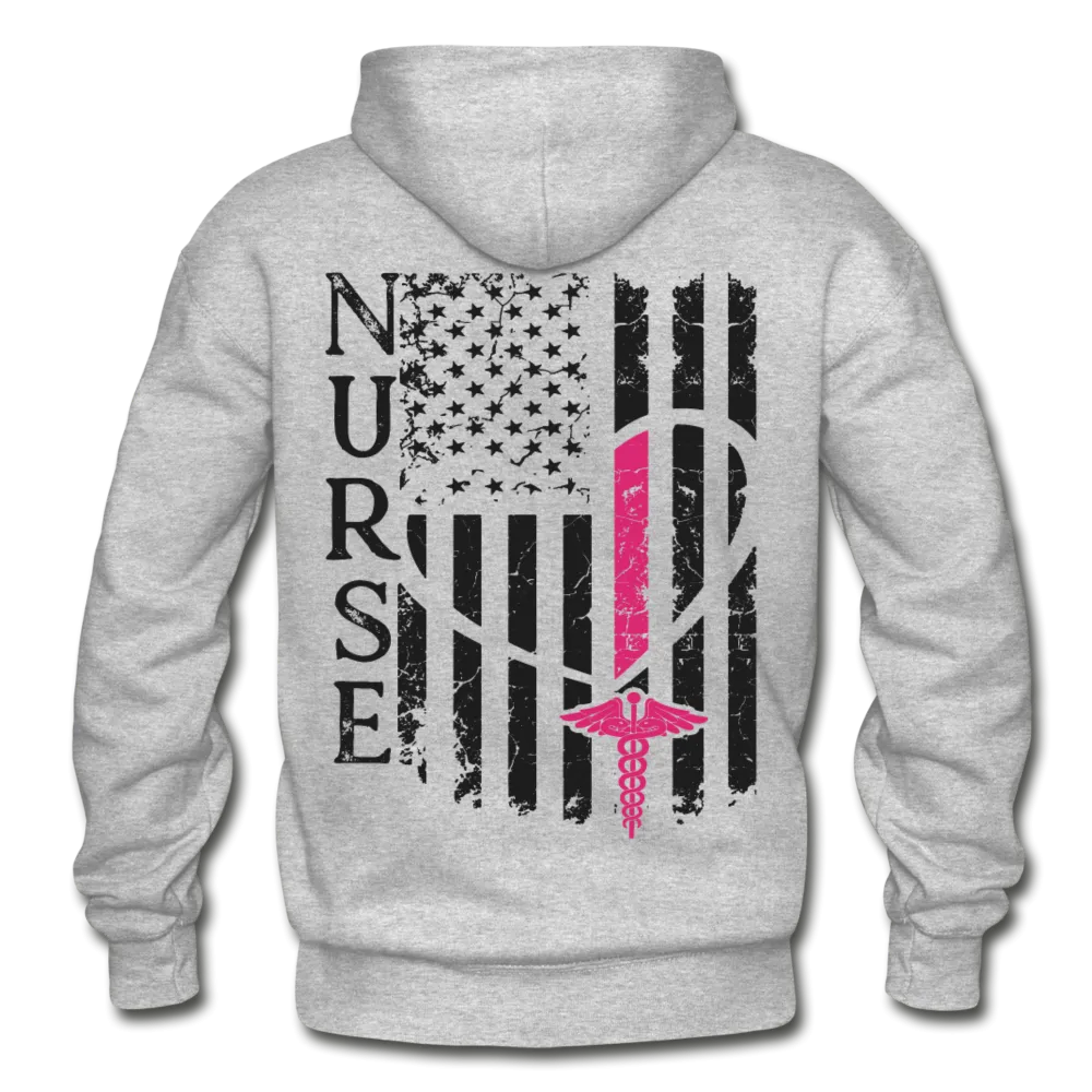Nurse Flag Gildan Heavy Blend Adult Hoodie