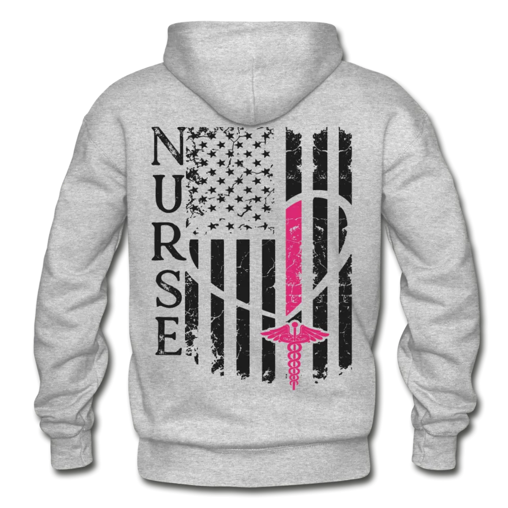 Nurse Flag Gildan Heavy Blend Adult Hoodie