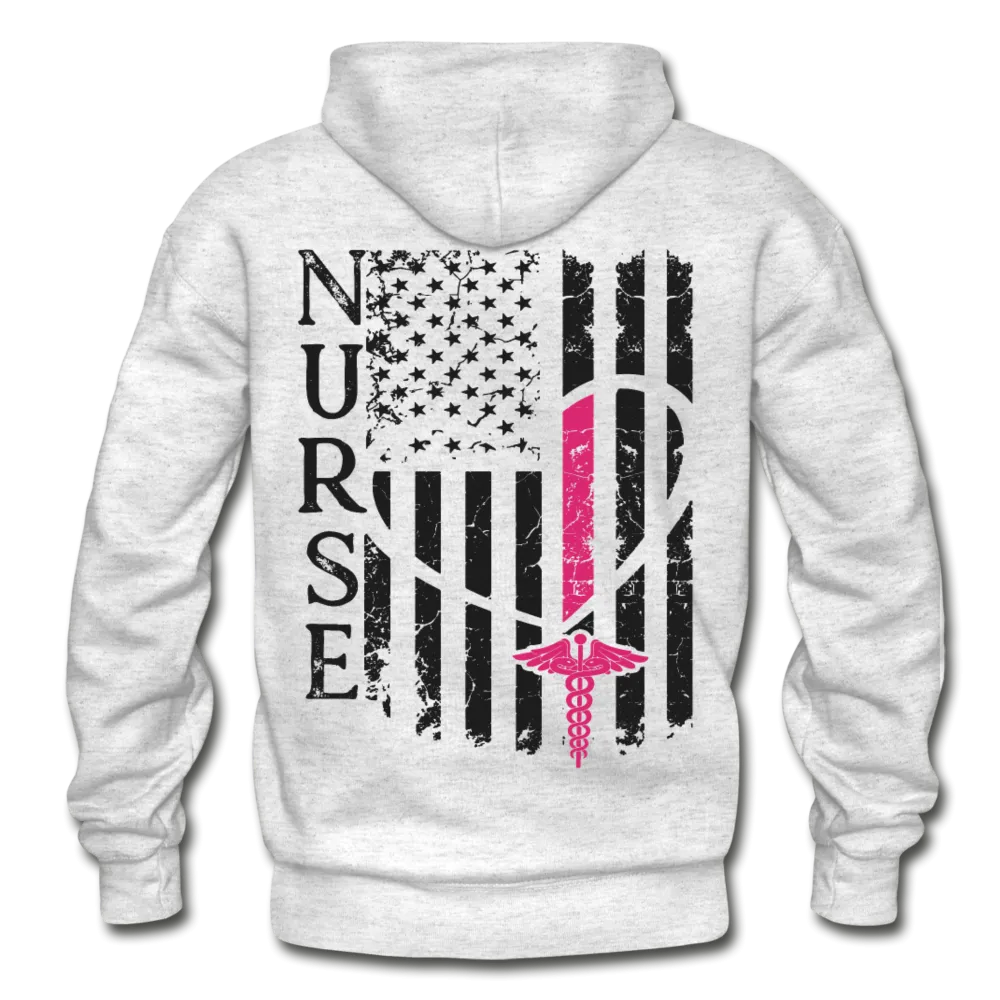 Nurse Flag Gildan Heavy Blend Adult Hoodie