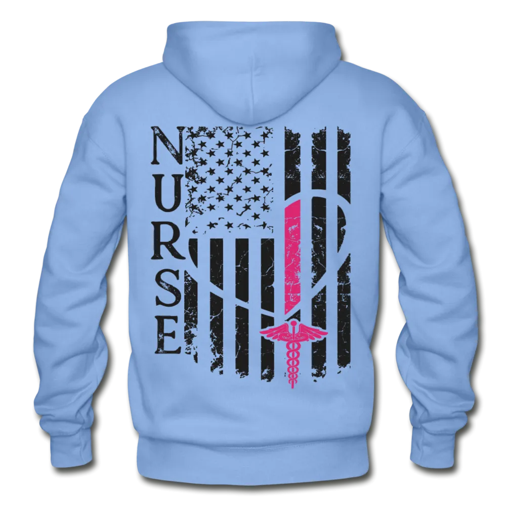 Nurse Flag Gildan Heavy Blend Adult Hoodie