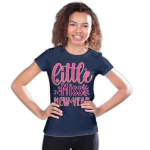 NYE Little Miss New Year Sparkle Bling Party Eve Celebration Men's T-Shirt