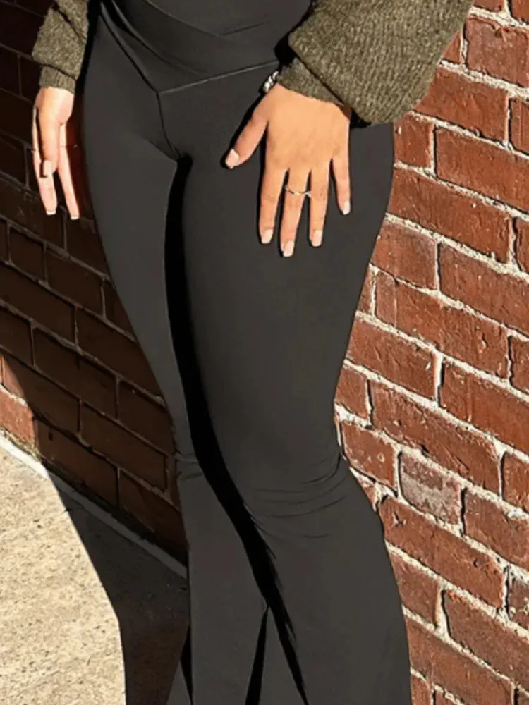 Obsidian Phoenix Women's Luxury Flared Leggings