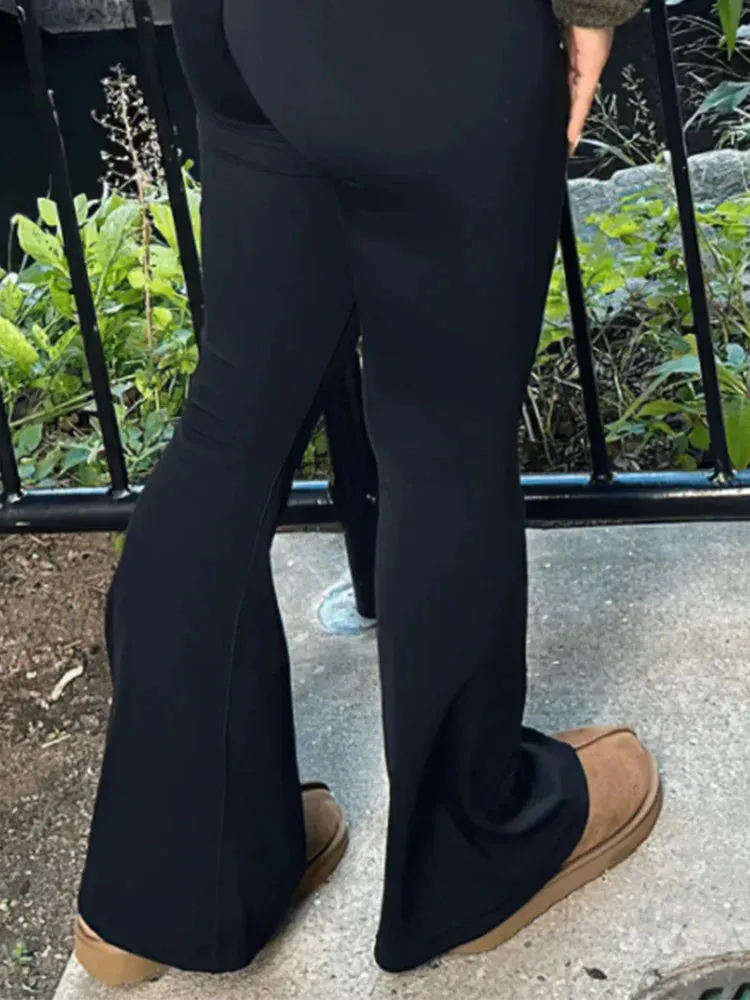 Obsidian Phoenix Women's Luxury Flared Leggings