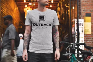 Outback TV T-Shirt - Grey