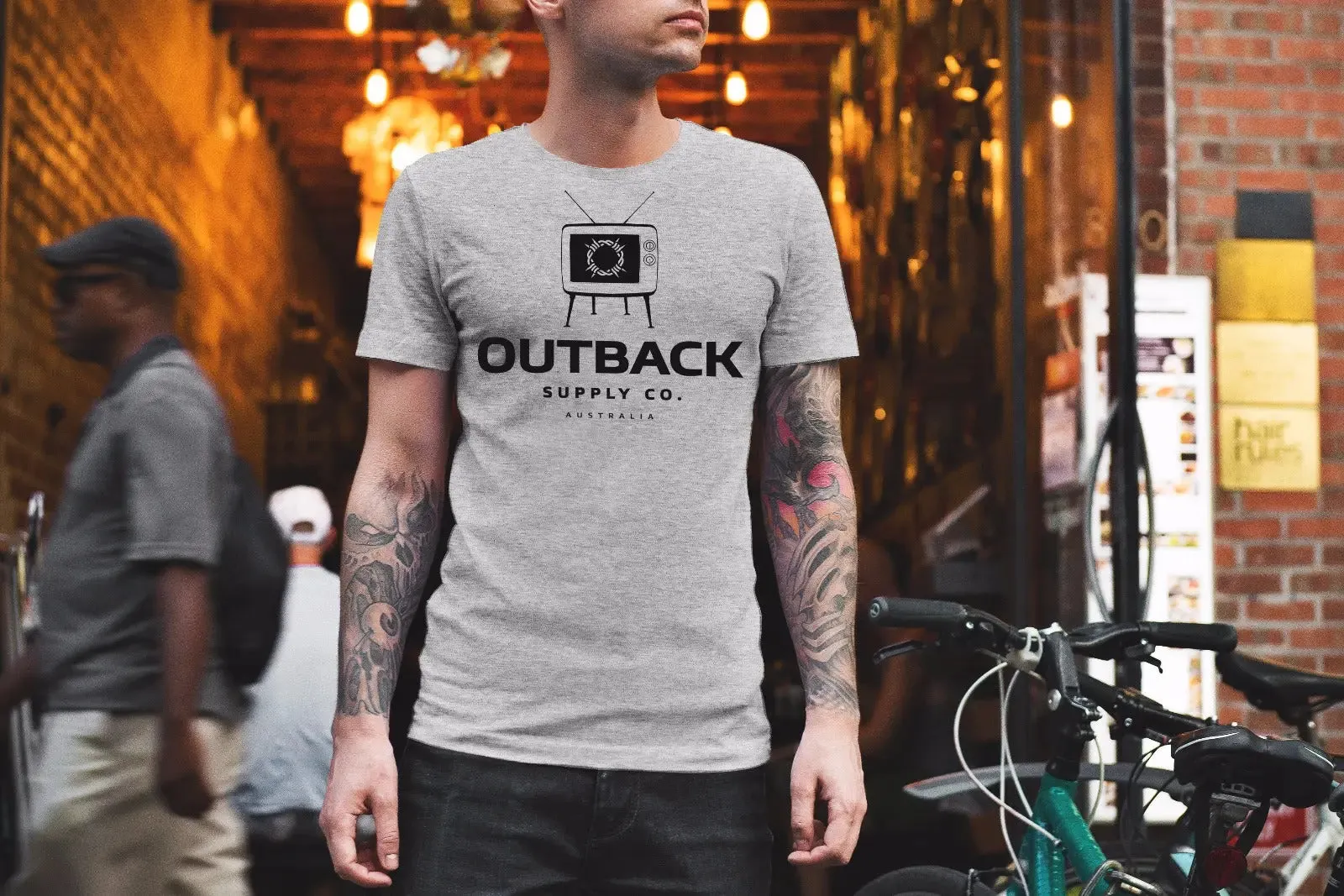 Outback TV T-Shirt - Grey
