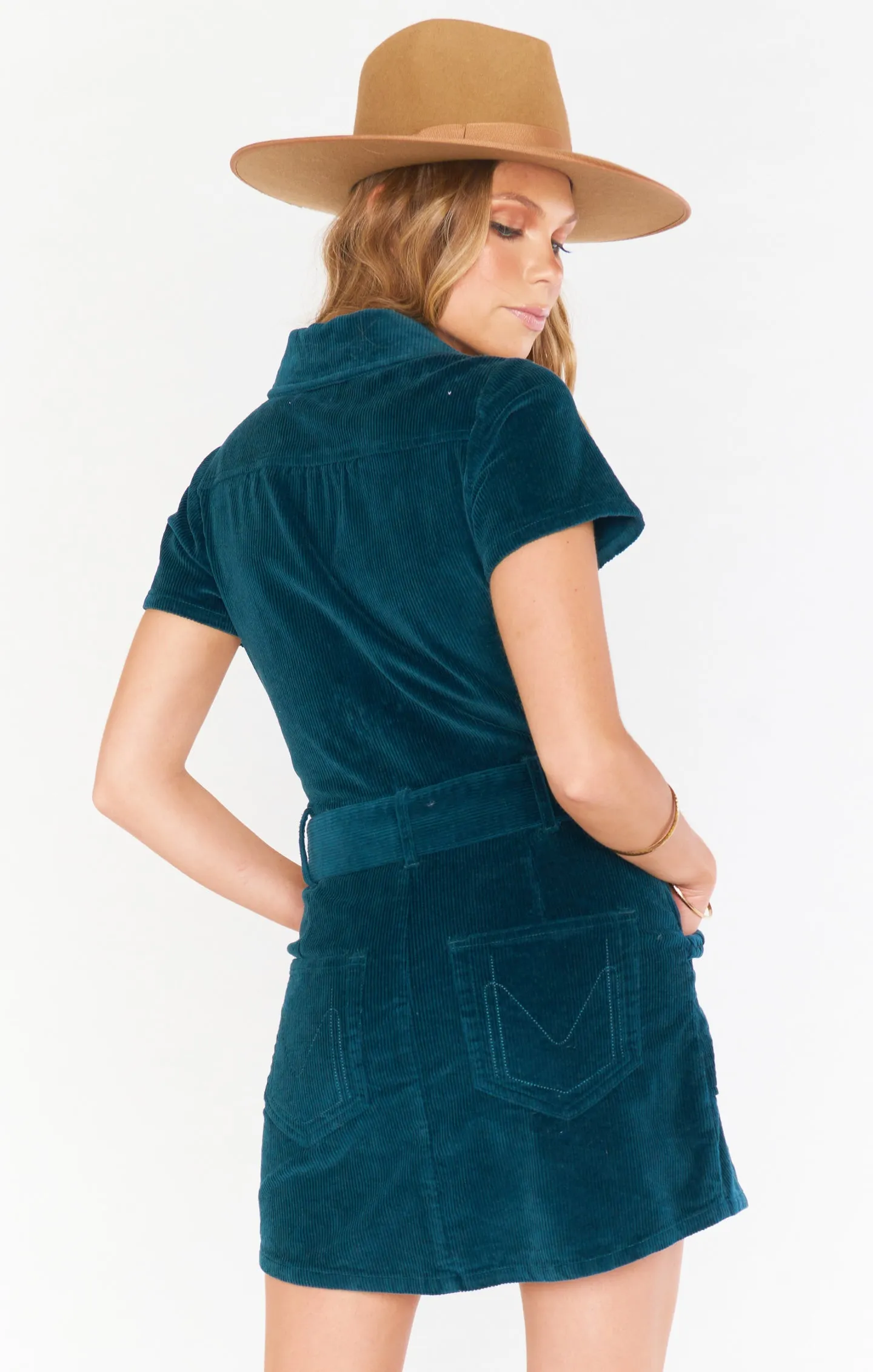 Outlaw Dress ~ Jade Corduroy