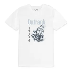 Outrnk Only God Can Judge Me TEE (White)