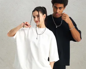Oversized Cotton Casual Unisex Seamless T-Shirts